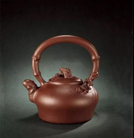 10種最美花器提梁壺，精美別致雕花紫砂壺!