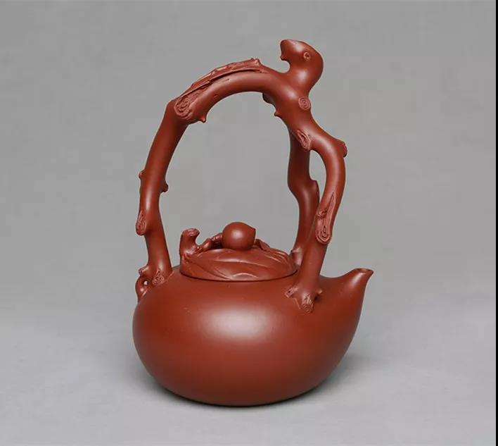 10種最美花器提梁壺，精美別致雕花紫砂壺!