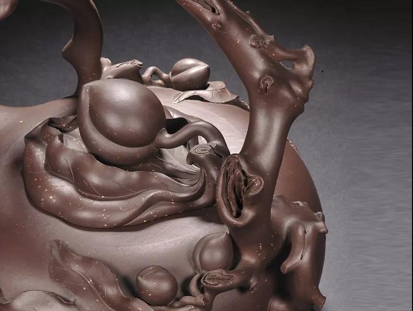 10種最美花器提梁壺，精美別致雕花紫砂壺!