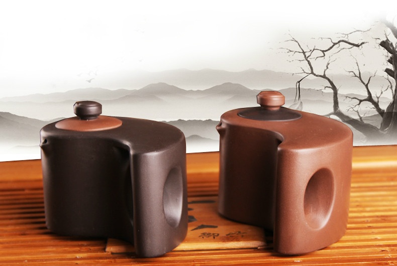 太極陰陽紫砂壺，創(chuàng)意格紫砂壺