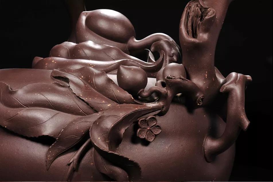 10種最美花器提梁壺，精美別致雕花紫砂壺!