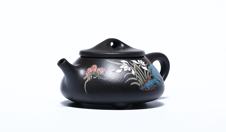 石瓢手工紫砂壺，精致典雅紫砂壺