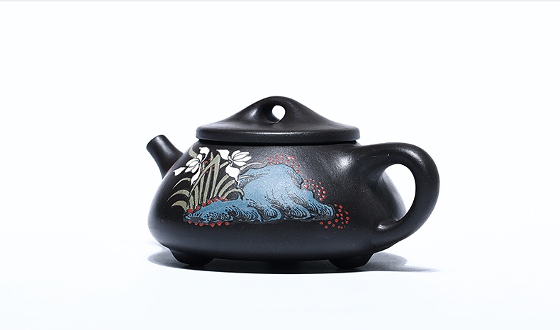 石瓢手工紫砂壺，精致典雅紫砂壺