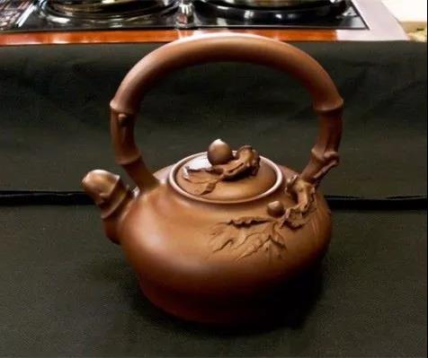 10種最美花器提梁壺，精美別致雕花紫砂壺!