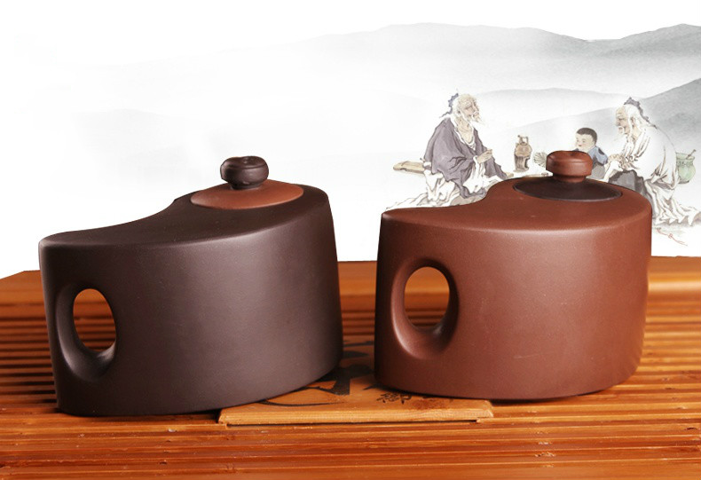 太極陰陽紫砂壺，創(chuàng)意格紫砂壺